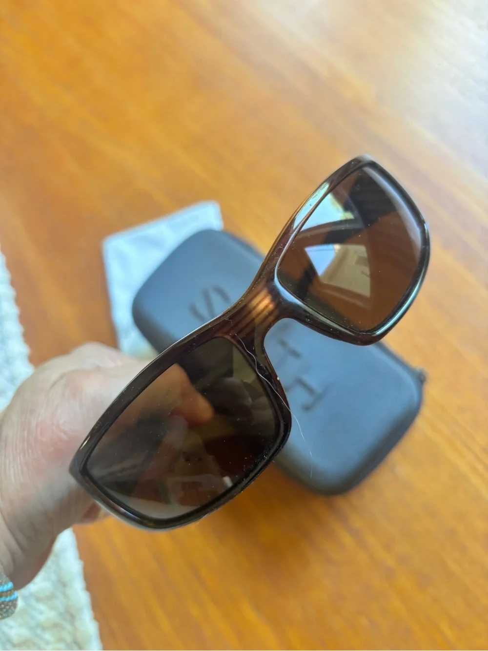 Smith Prospect Polarized Brown Stripe Sunglasses NWT